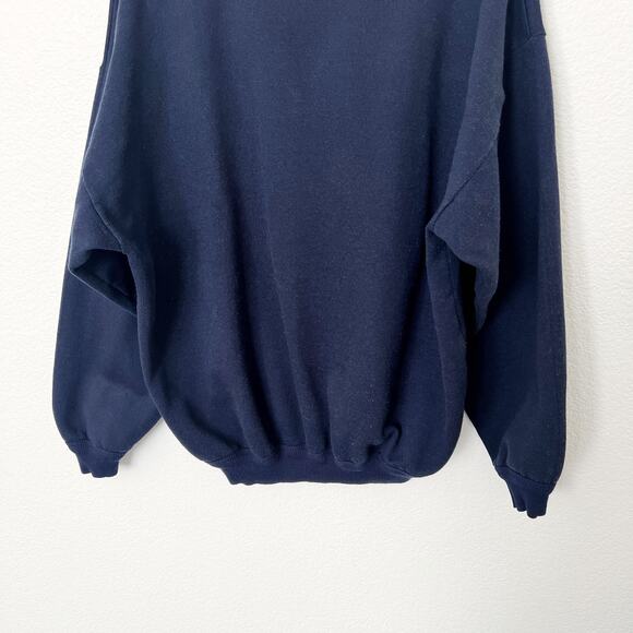 [Vintage] Navy Capri Beach Club Graphic Print Oversized Sweatshirt Size Medium M - Picture 7 of 12